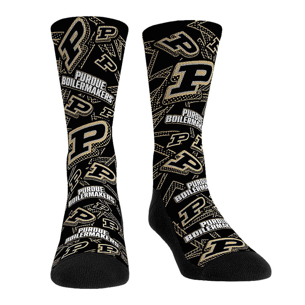 Purdue Boilermakers - Microdot All-Over Crew Socks