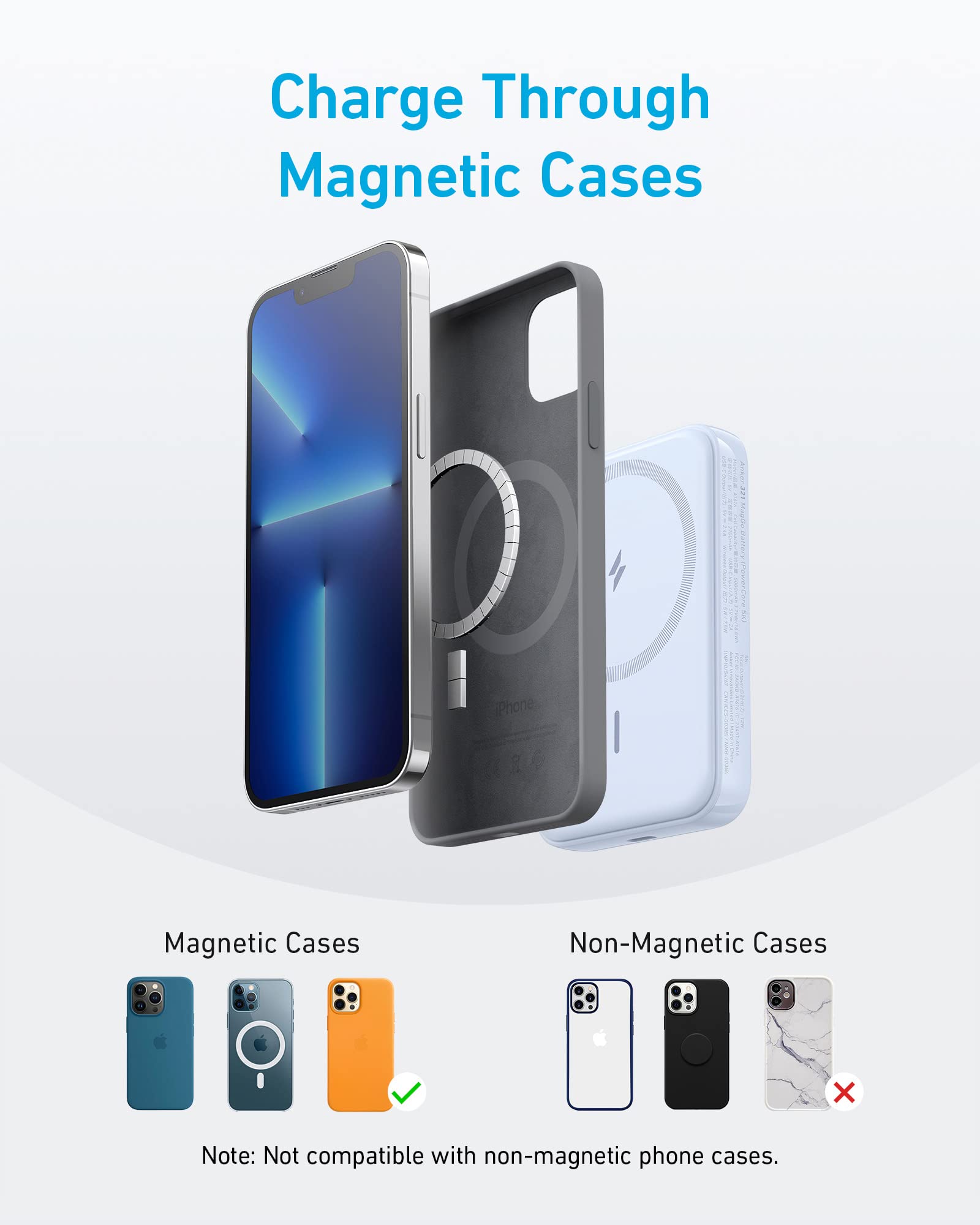 Anker <b>321</b> MagGo Battery (PowerCore Magnetic 5K)