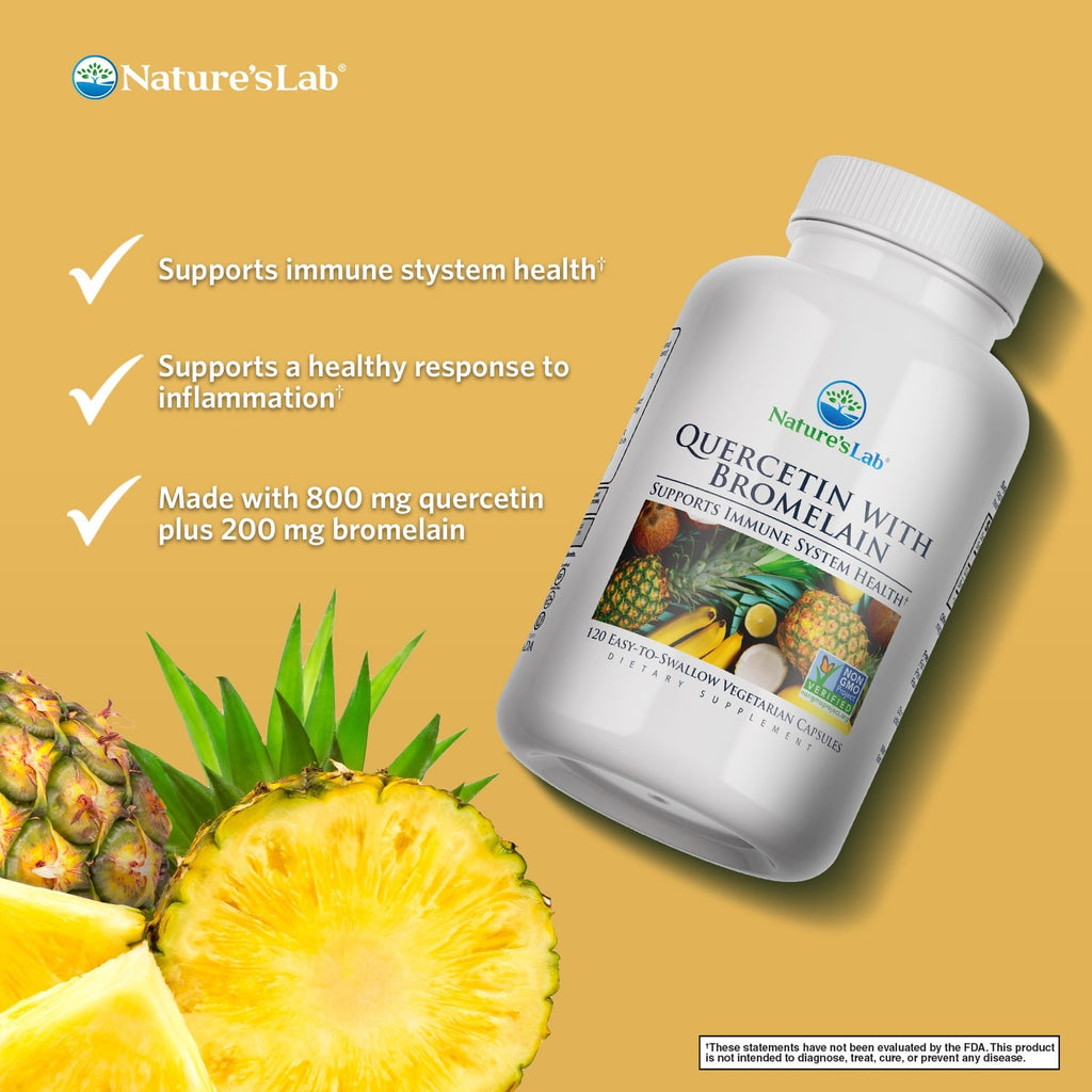 Quercetin Bromelain - 120 Capsules