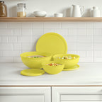 Genicook Rainbowl Three-Piece Glass Mixing Bowl Set