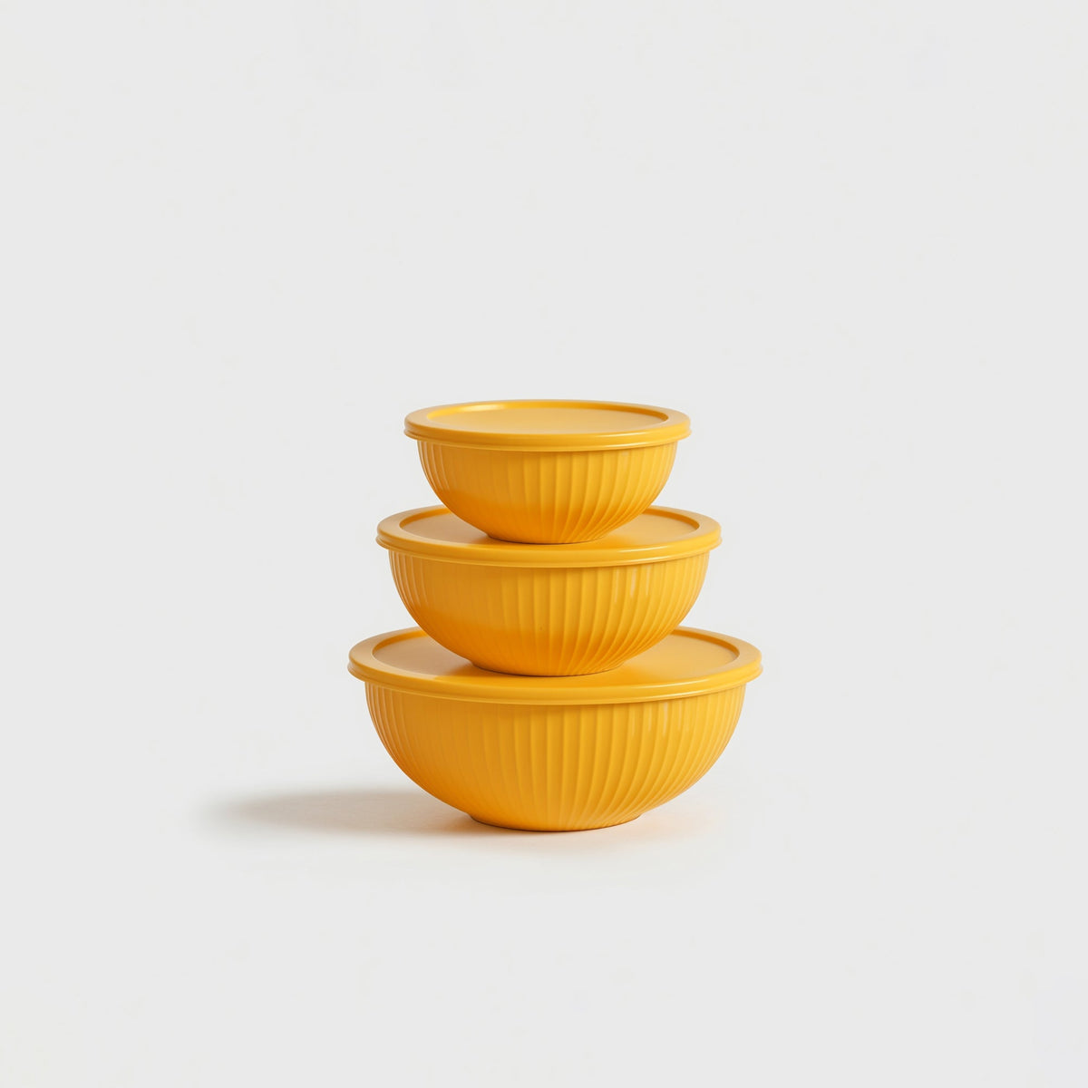 Genicook Rainbowl Three-Piece Glass Mixing Bowl Set