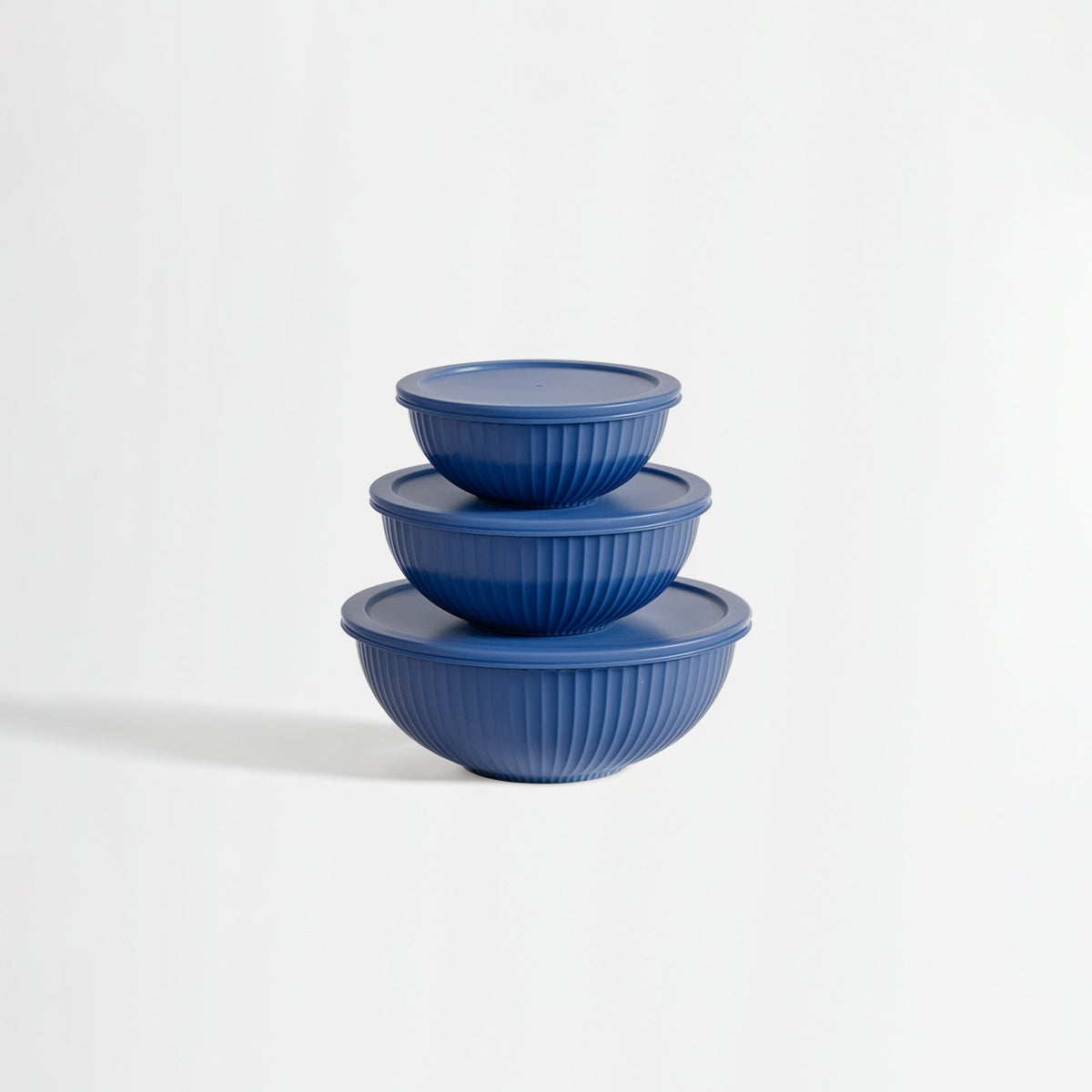 Genicook Rainbowl Three-Piece Glass Mixing Bowl Set