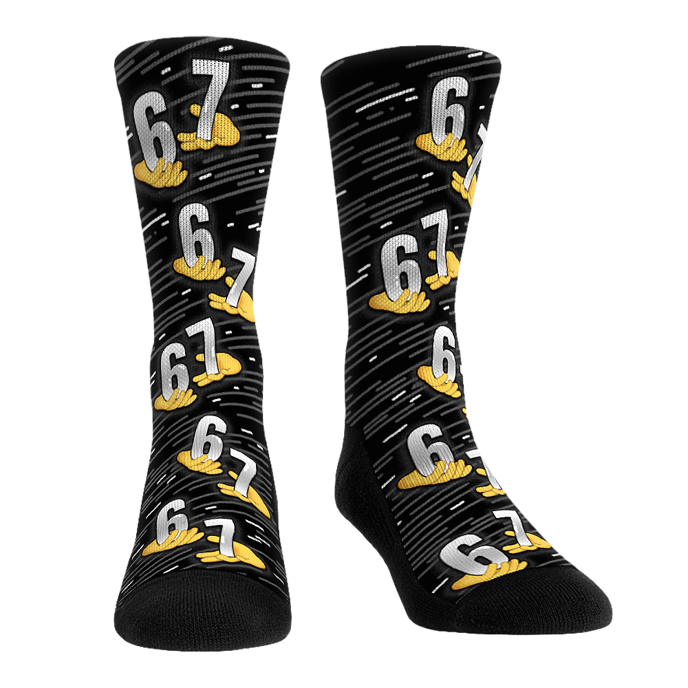Six Seven (Black) Crew Socks