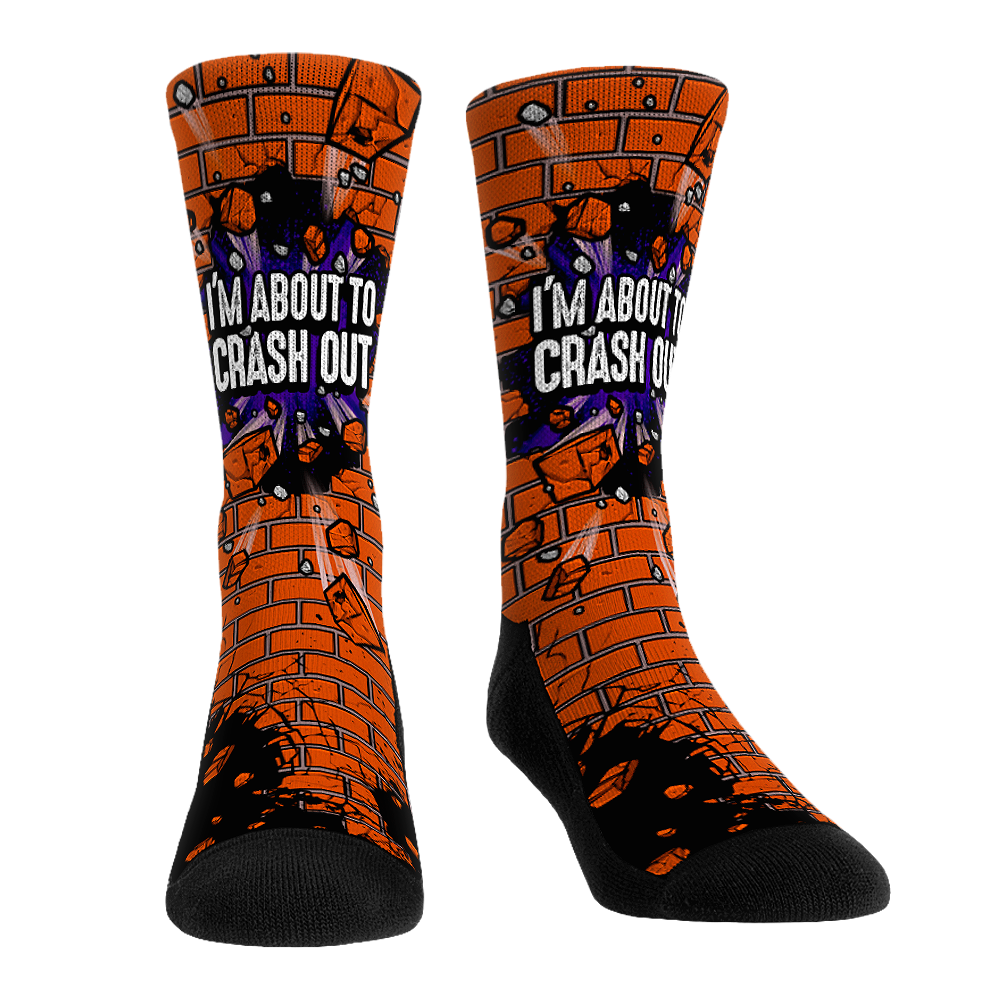 I'm About To Crash Out Crew Socks