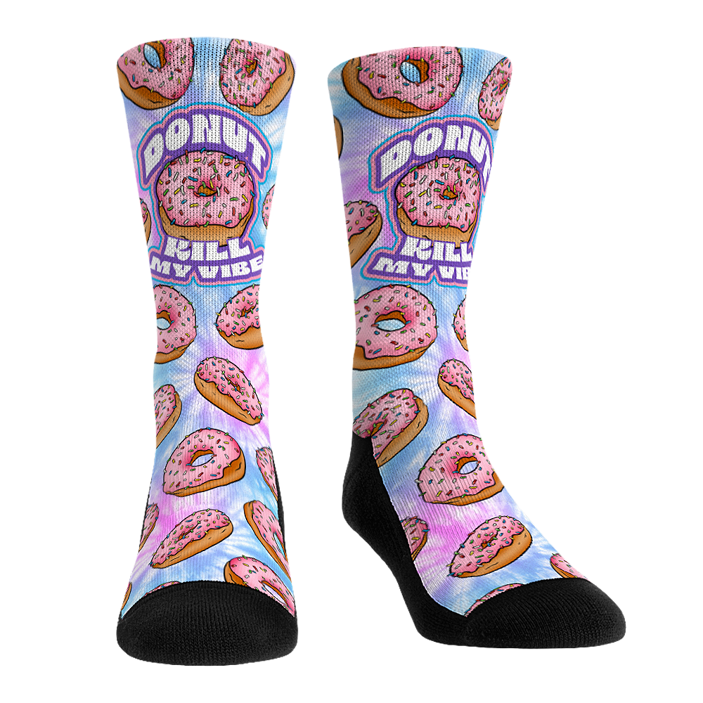 Donut Kill My Vibe Crew Socks