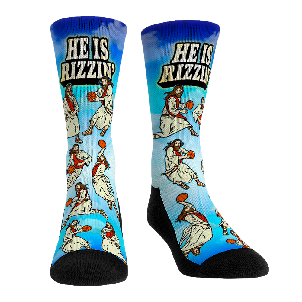 He is Rizzen (Basketball) Crew Socks