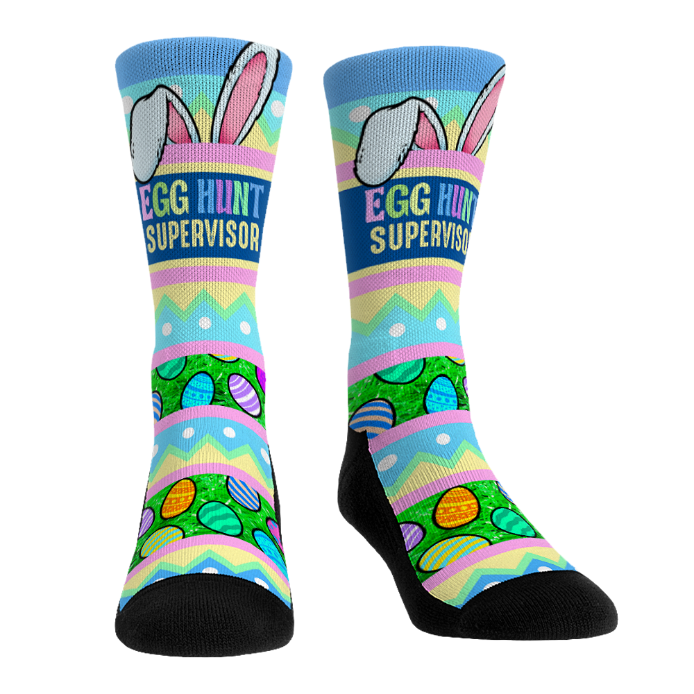 Egg Hunt Supervisor Crew Socks