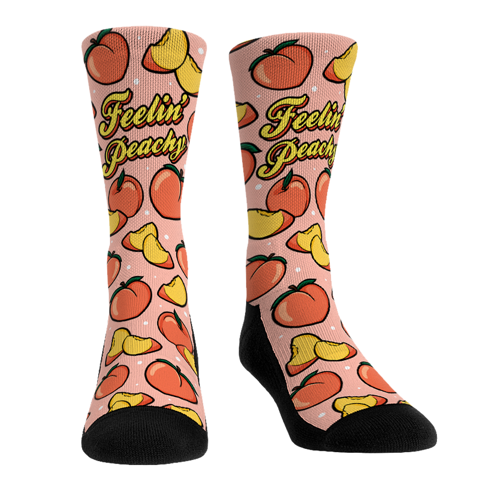 Feelin' Peachy Crew Socks