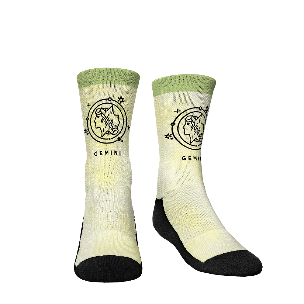 Horoscope Dye - Gemini Crew Socks