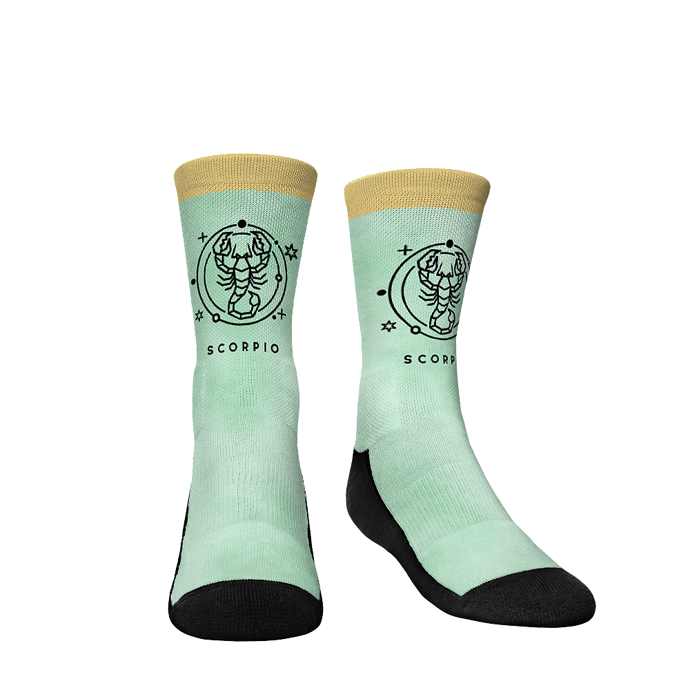 Horoscope Dye - Scorpio Crew Socks