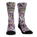 Mardi Gras - Carnival Time Crew Socks