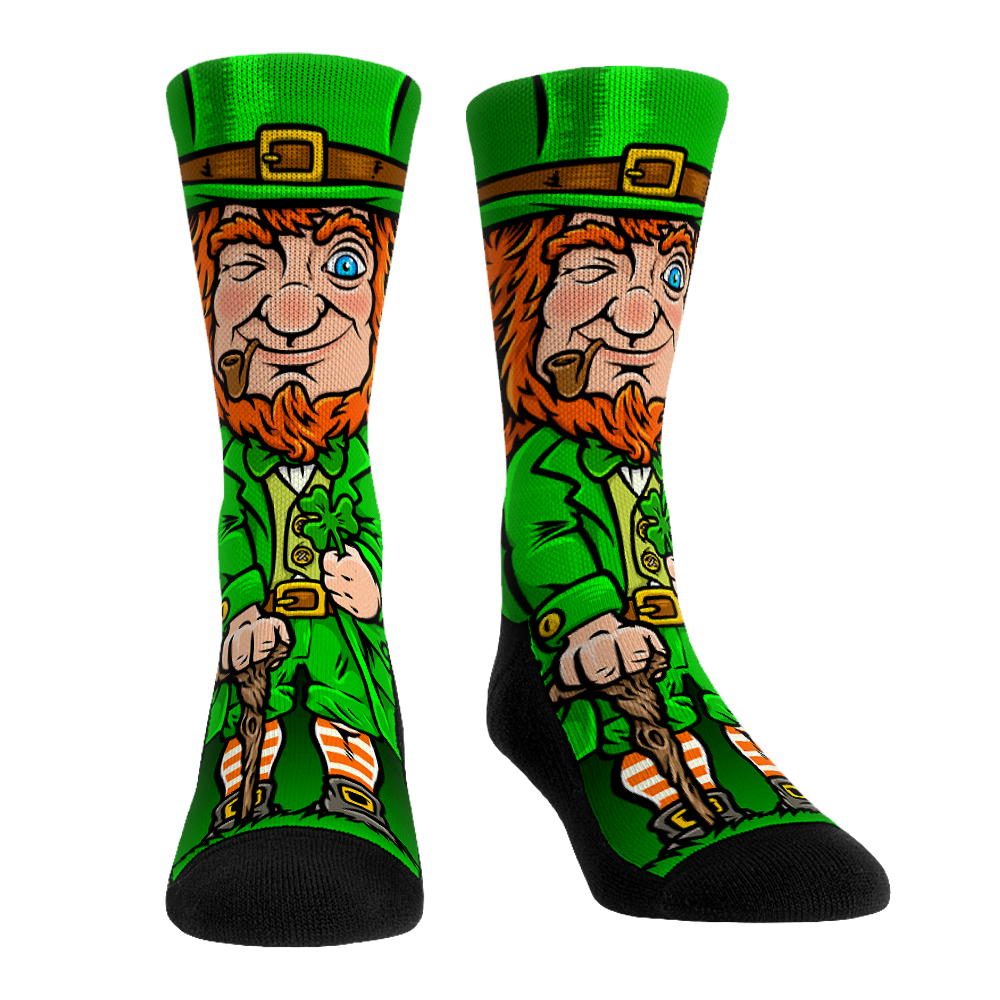 St. Patrick's Day - Full Leprechaun Crew Socks