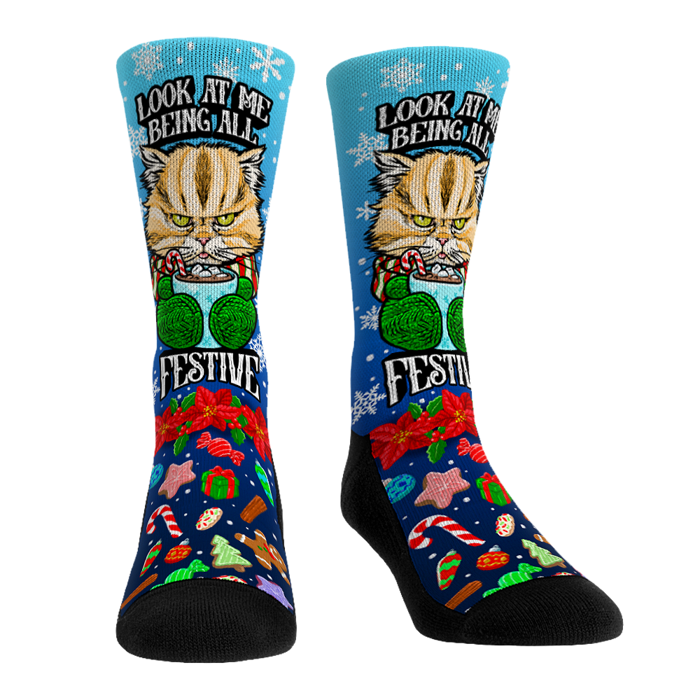 Look At Me Being All Festive Crew Socks