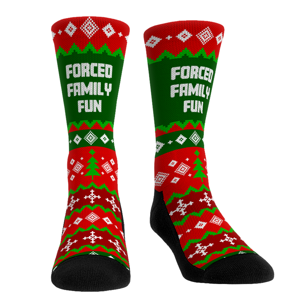 Forced Family Fun Crew Socks