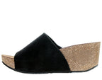Chocolat Blu Riverside Women Wedge Sandals Black