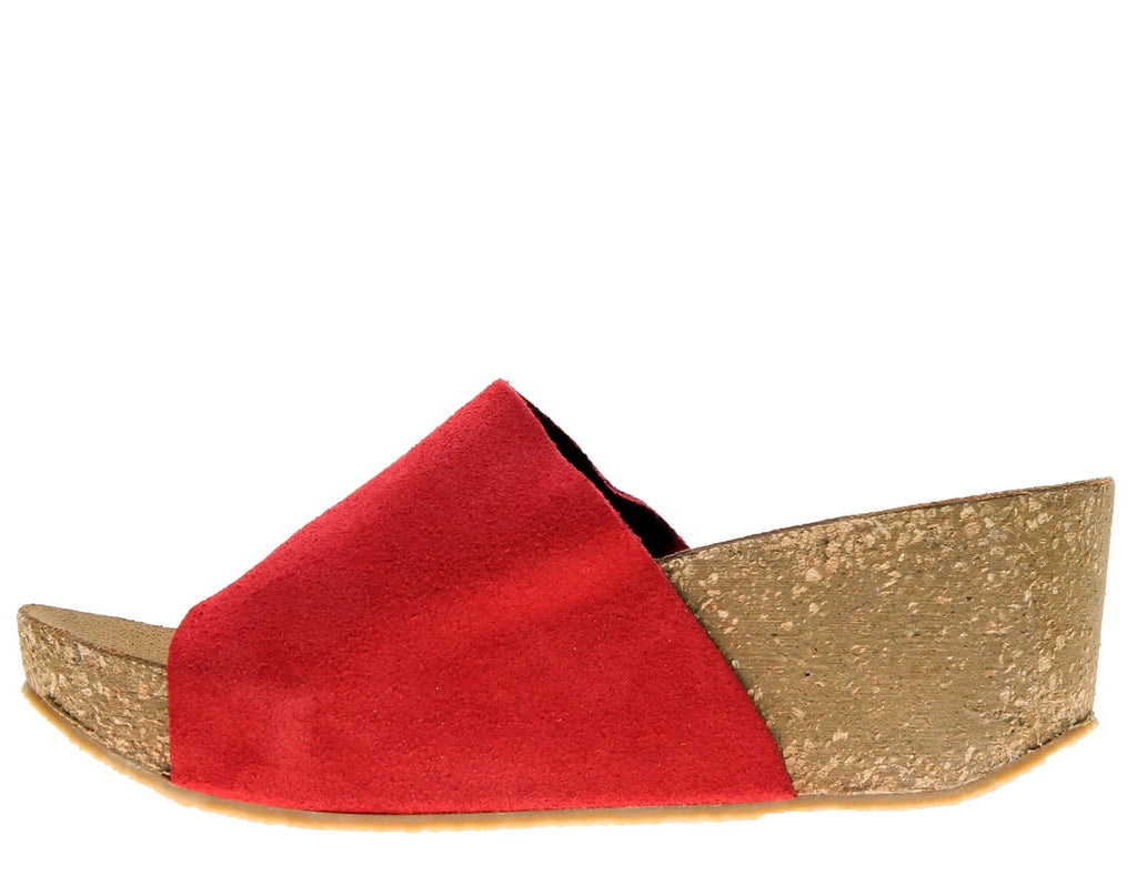 Chocolat Blu Riverside Women Wedge Sandals Red