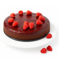 Andy Anand Chocolate Raspberry Cake, 9 - Inch, 2.8 lb – Real Chocolate Truffles, Luxuriously Creamy, Birthday, Wedding & Anniversary Gift Box