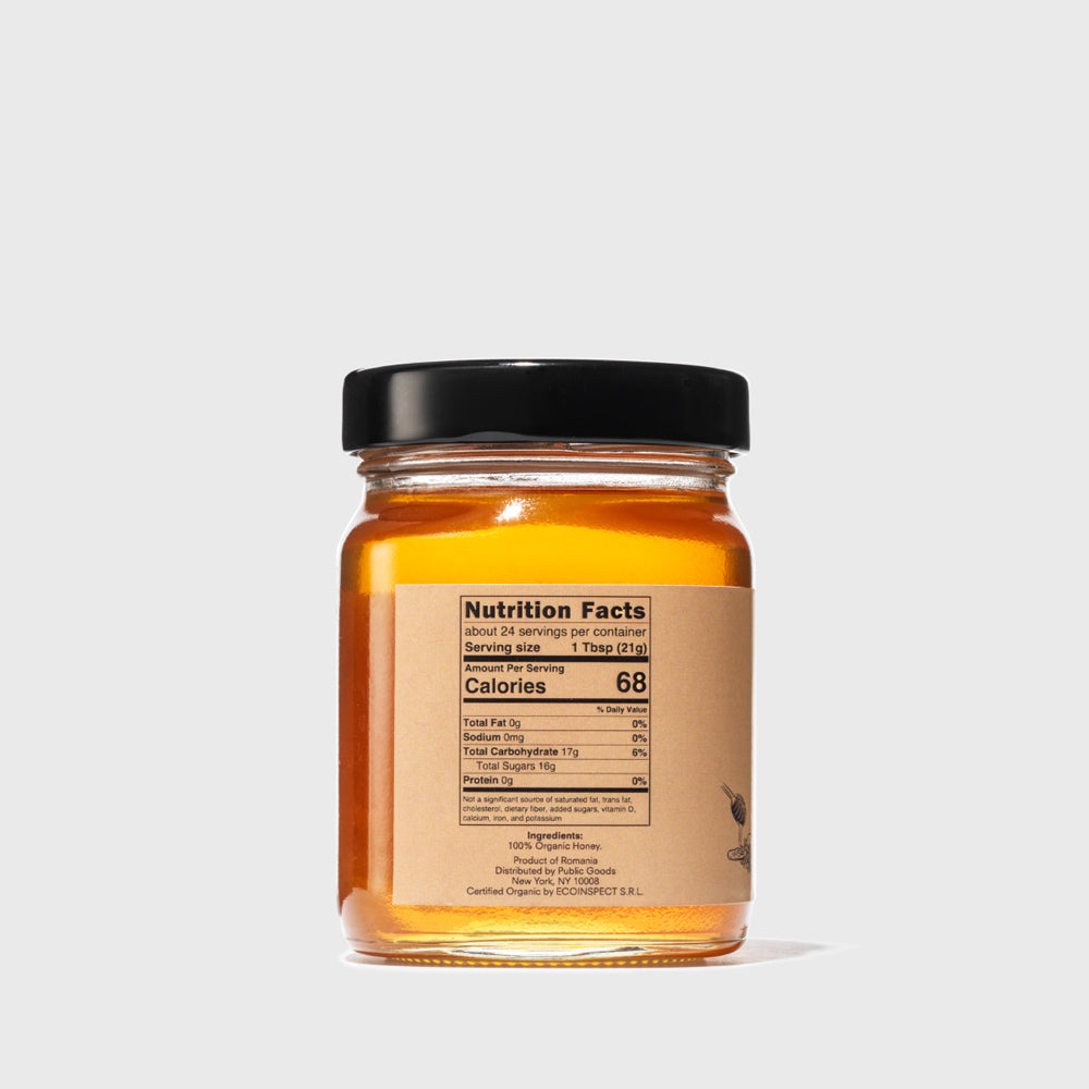 Organic Linden Flower Raw Honey