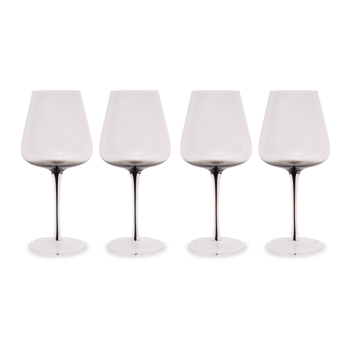 Smoke Stem Red Wine Glasses