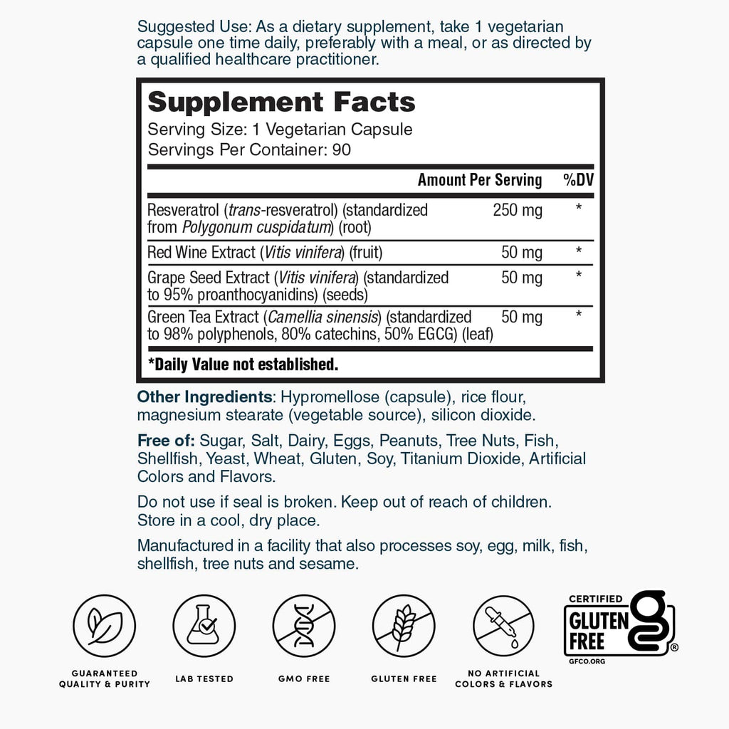 Resveratrol Ultra - 90 Capsules