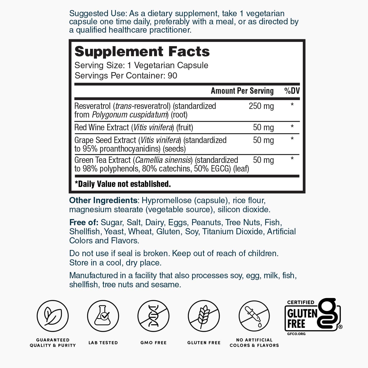 Resveratrol Ultra - 90 Capsules