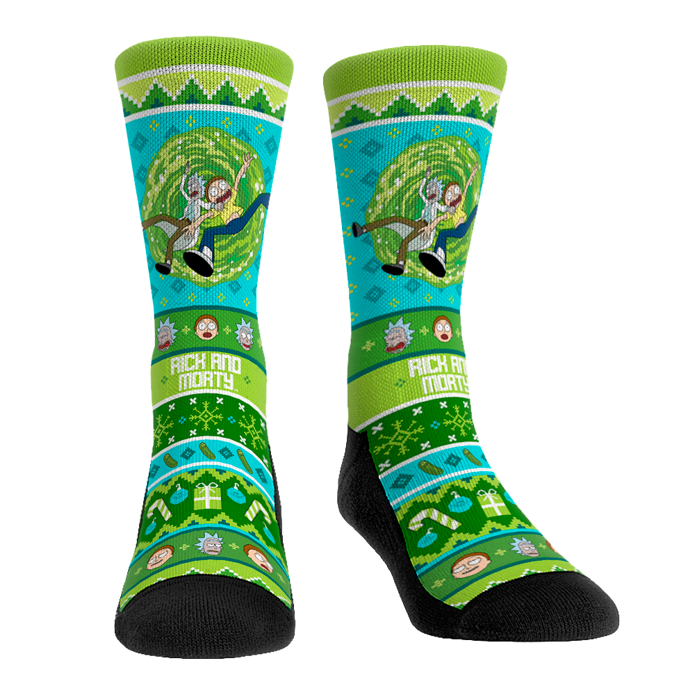 Rick and Morty - Tacky Sweater Crew Socks