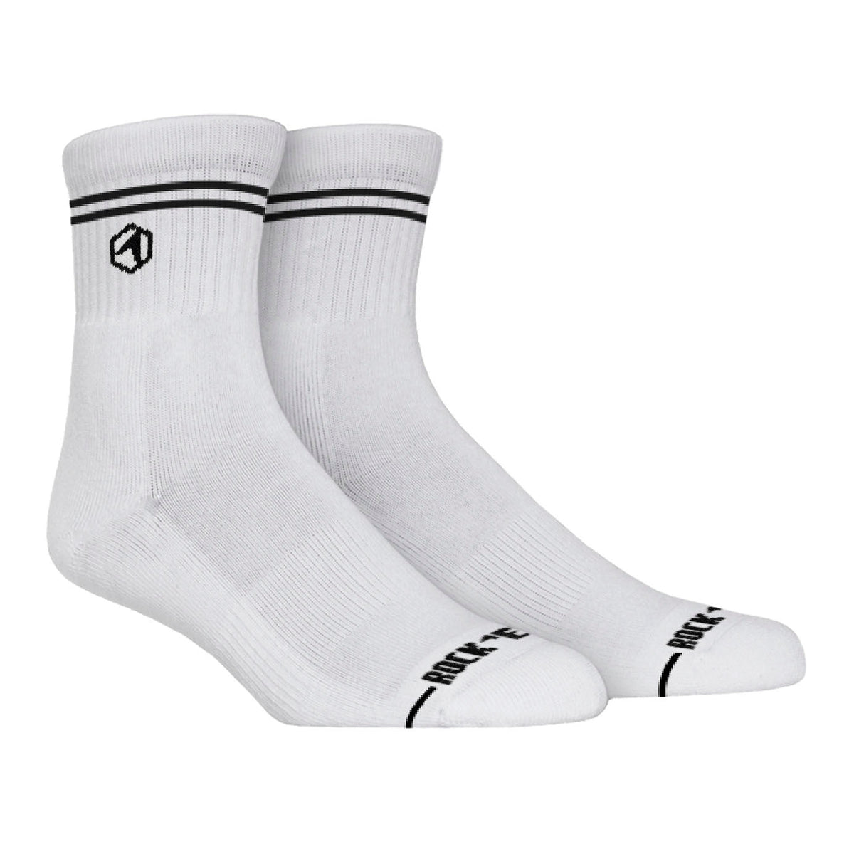 Cotton Casuals - White Quarter Socks