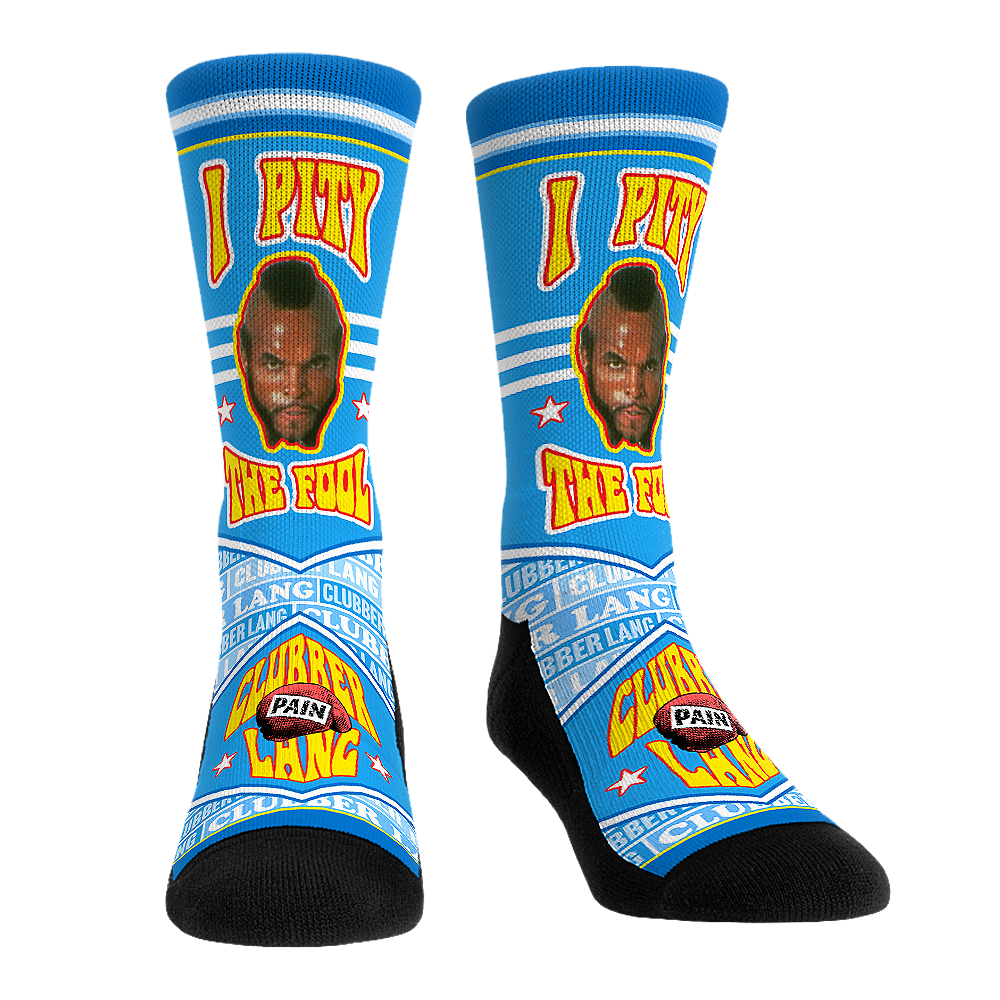 Rocky - Clubber Lang (I Pity the Fool) Crew Socks