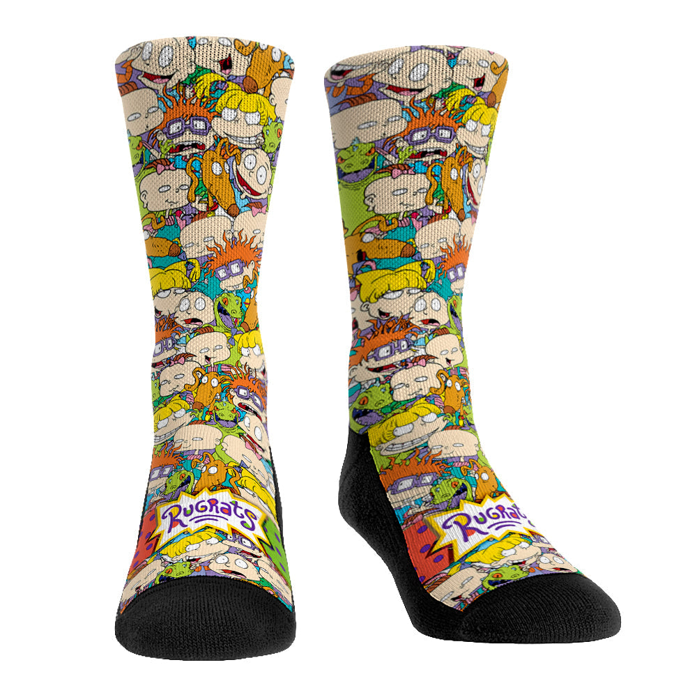 Rugrats - Stacked Characters Crew Socks