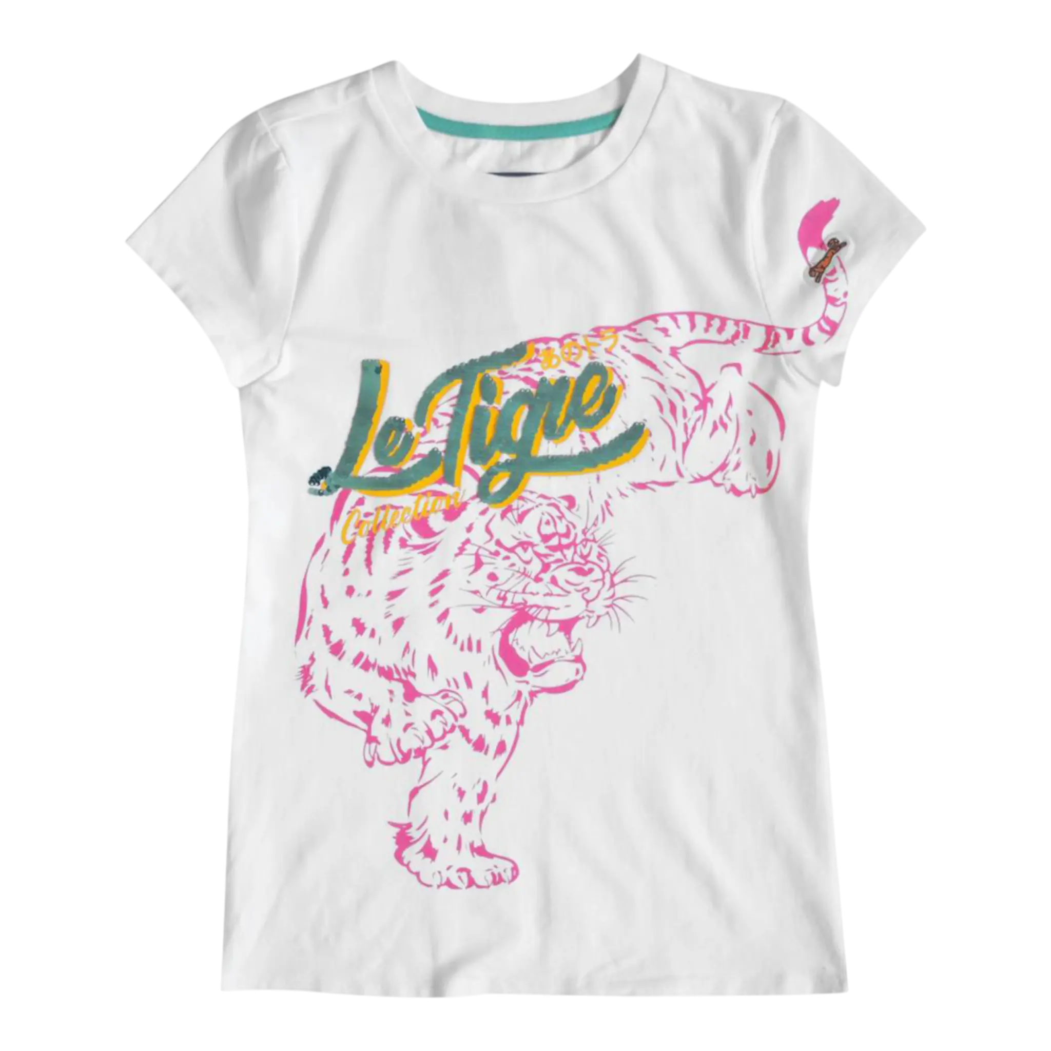 Le Tigre Mia Sequence T-Shirt Women’s – White/Pink