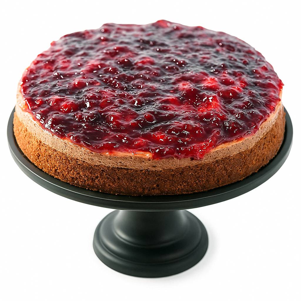 Andy Anand Sugar - Free Chocolate Wildberry Mousse Cake, 3 lb – Keto & Diabetic - Friendly, Freshly Baked, No Preservatives, Birthday Gift Box