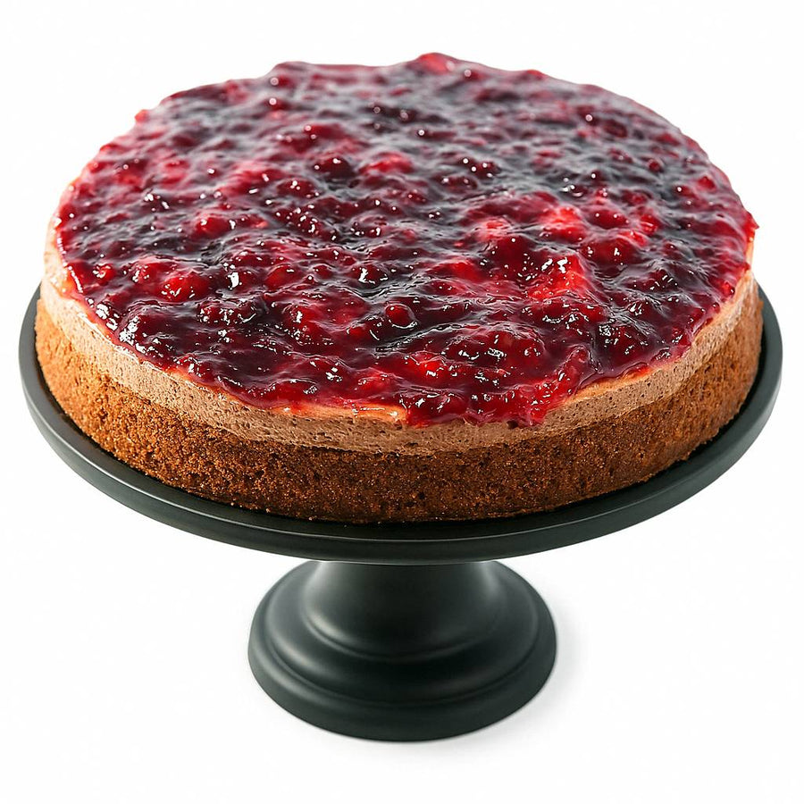 Andy Anand Sugar - Free Chocolate Wildberry Mousse Cake, 3 lb – Keto & Diabetic - Friendly, Freshly Baked, No Preservatives, Birthday Gift Box