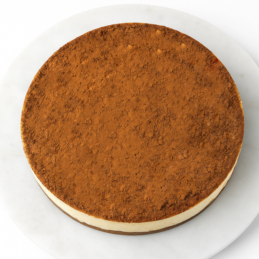 Andy Anand Sugar - Free Tiramisu Mousse Chiffon Cake, 2.2 lb – Coffee Sponge, Mascarpone Mousse, Keto & Diabetic - Friendly Birthday Gift Box