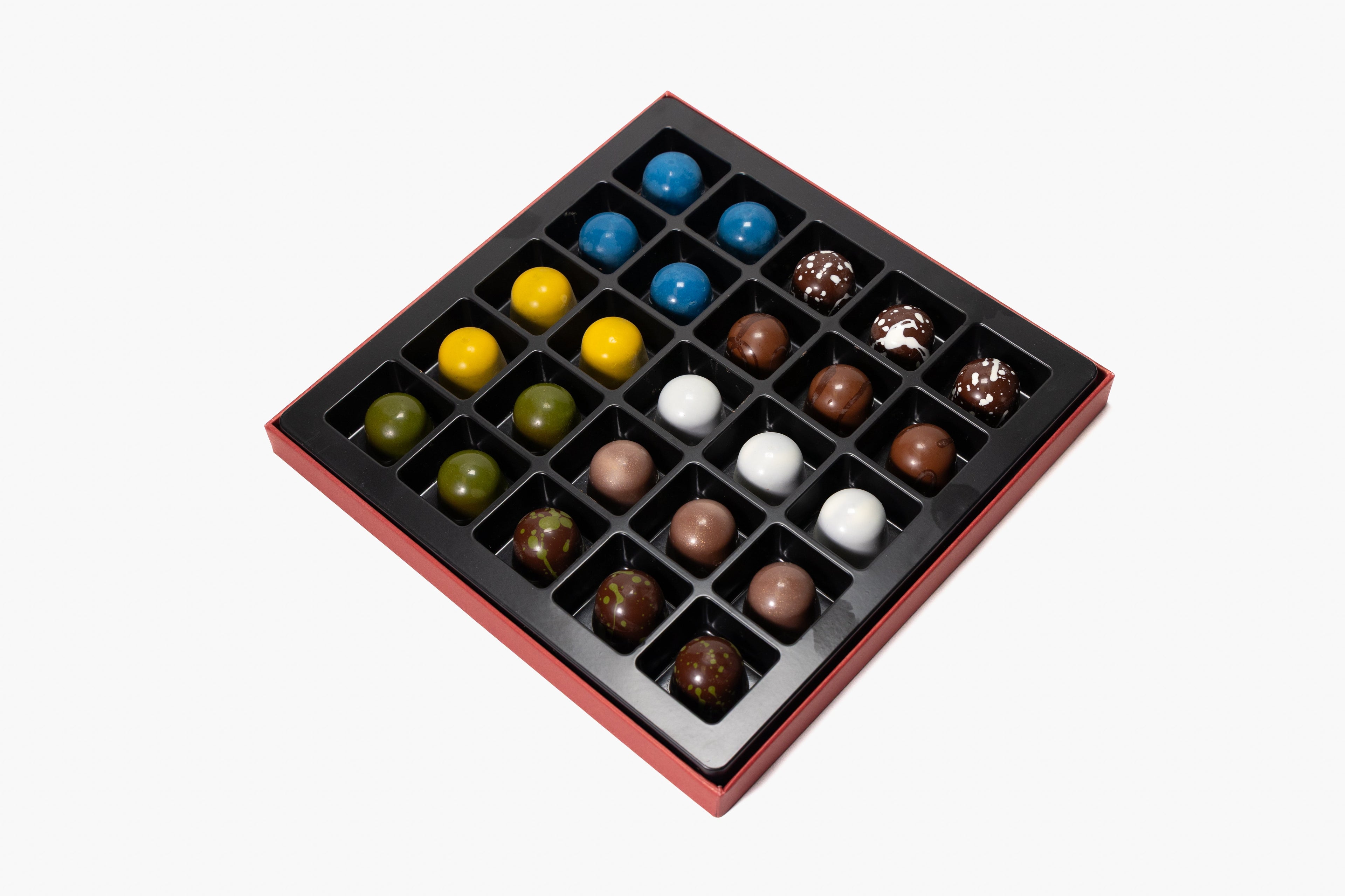 Andy Anand Sugar - Free Monet Chocolate Truffles & Pralines, 25 pc – 60% Cacao, Keto & Diabetic - Friendly, Luxury Birthday & Holiday Gift Box