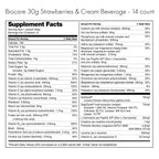 30G Protein Strawberries & Cream Biocare Dietary Beverage (14-Count) - WONDERWALL