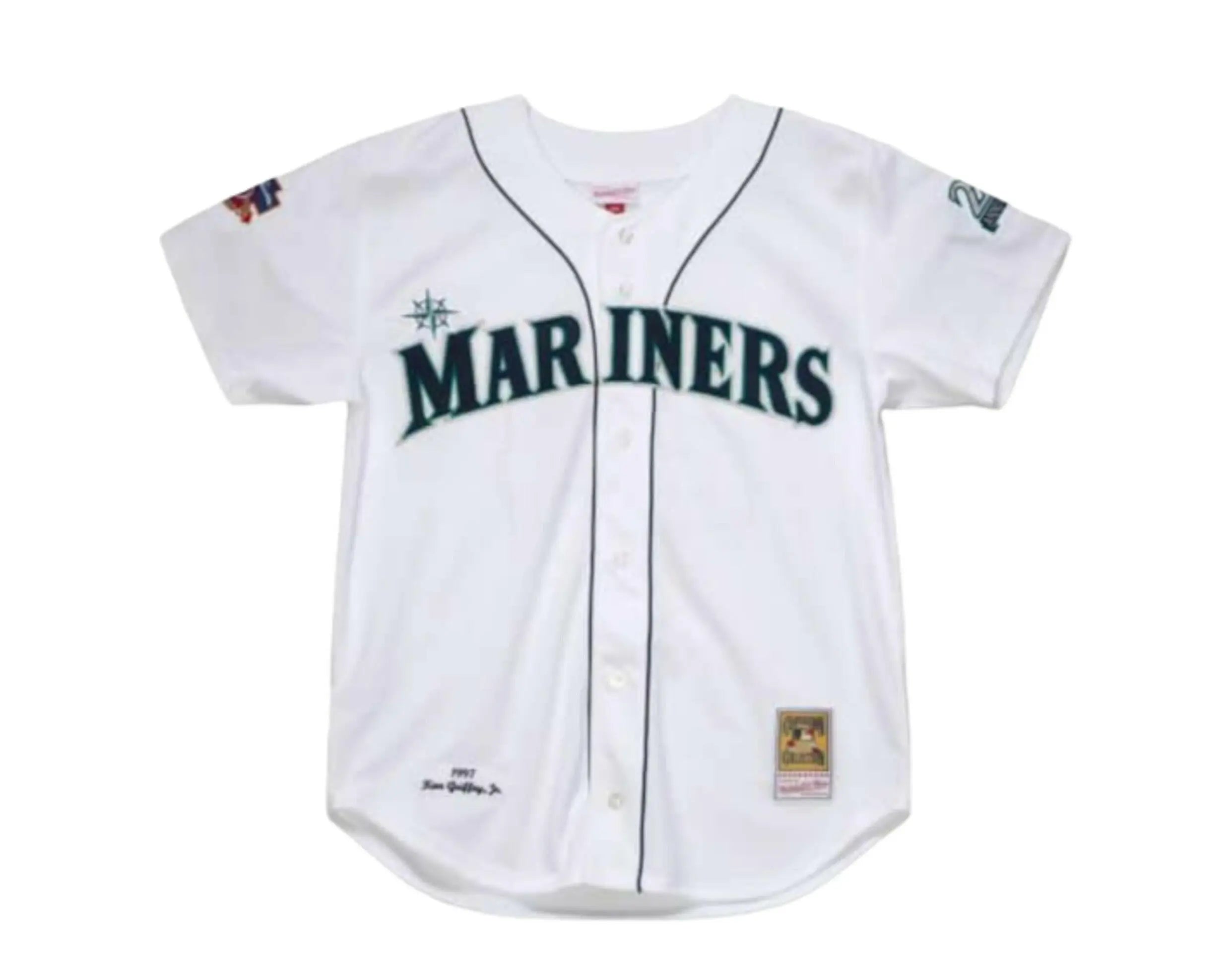 Mitchell & Ness Seattle Mariners Ken Griffey Jr. Authentic Jersey Men Jersey White/Black
