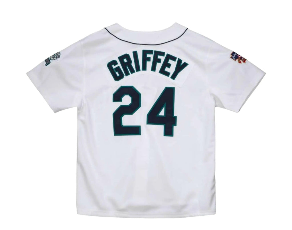 Mitchell & Ness Seattle Mariners Ken Griffey Jr. Authentic Jersey Men Jersey White/Black