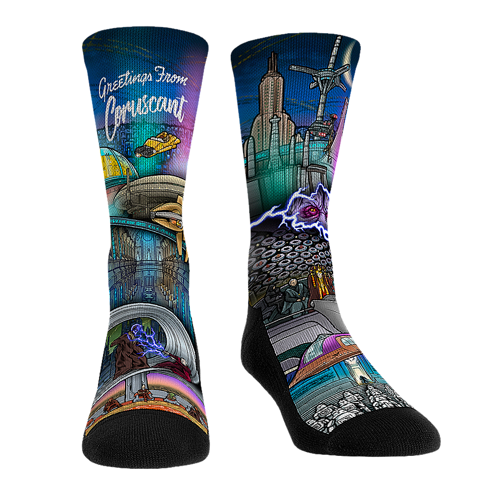 Star Wars - Greetings from Coruscant Crew Socks