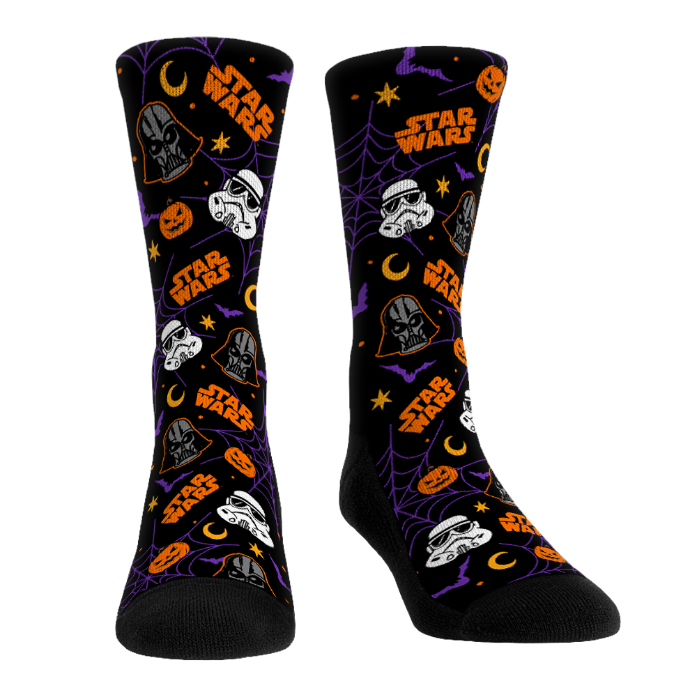 Spooky Darkside All-Over Crew Socks