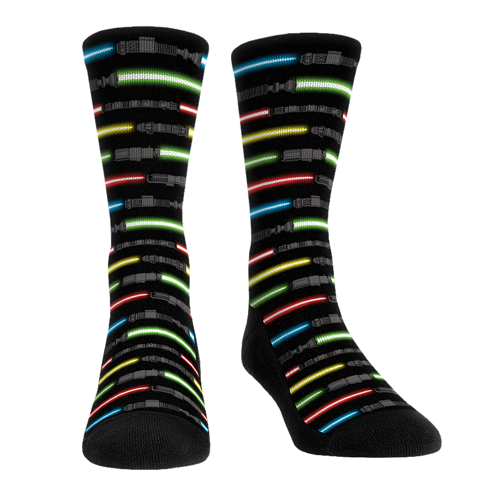 Star Wars - Saber Stripes Crew Socks