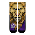 Sacramento Kings - Split Face Mascot Crew Socks