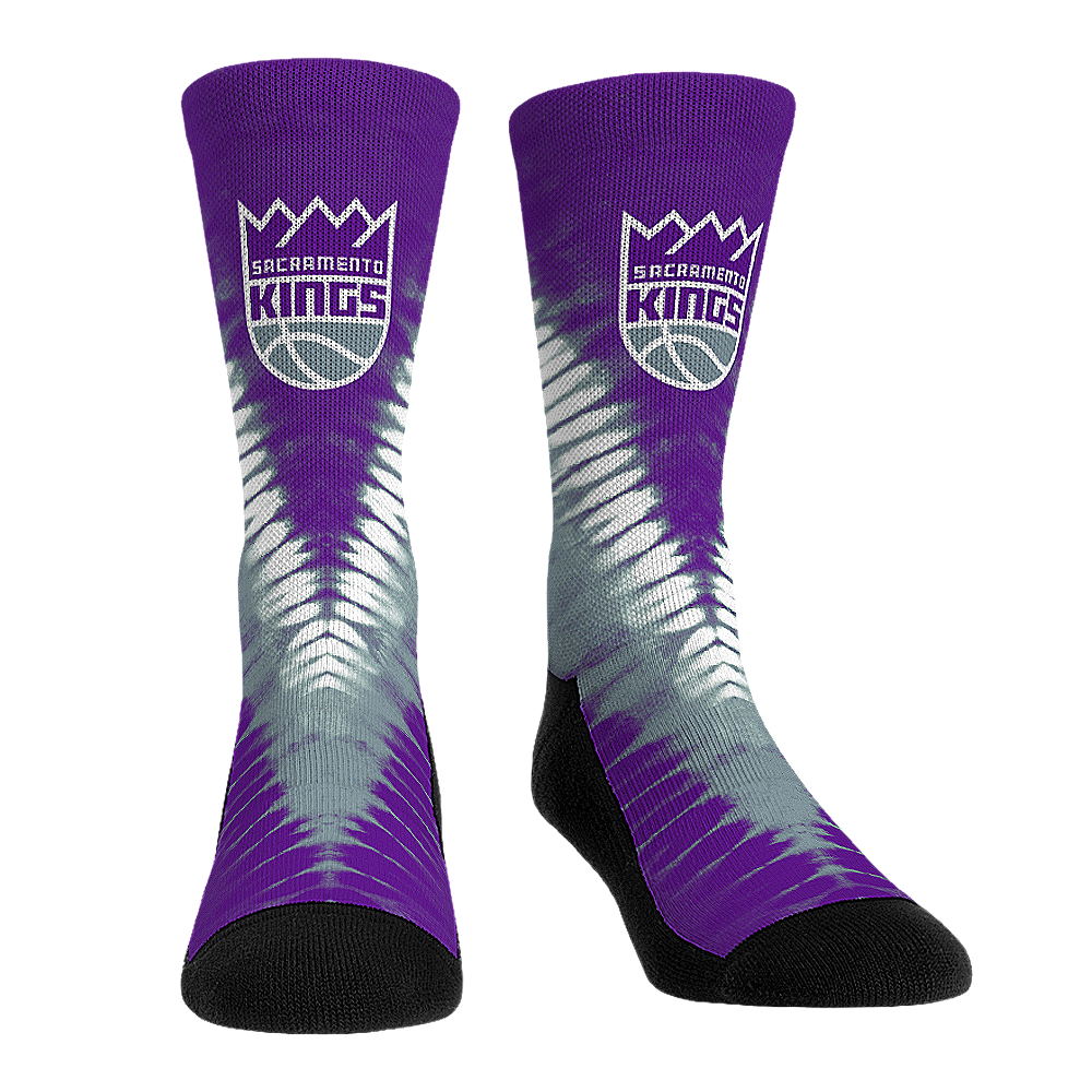Sacramento Kings - V Shape Tie Dye Crew Socks