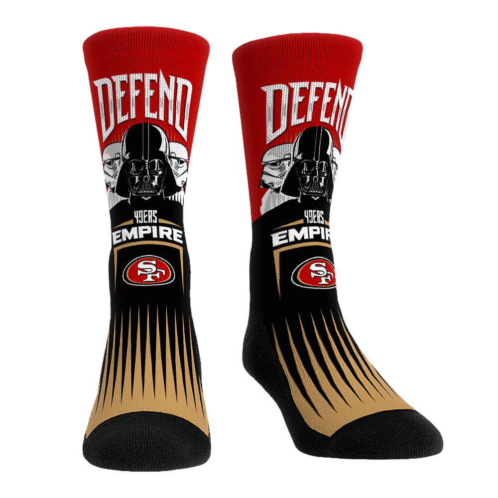 San Francisco 49ers - Star Wars - Defend the Empire Crew Socks