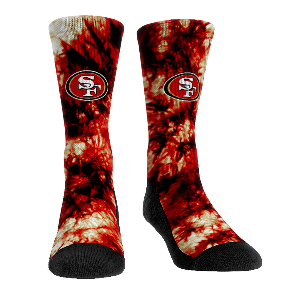 San Francisco 49ers - Team Tie Dye Crew Socks