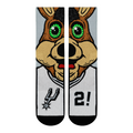 San Antonio Spurs - Split Face Mascot Crew Socks