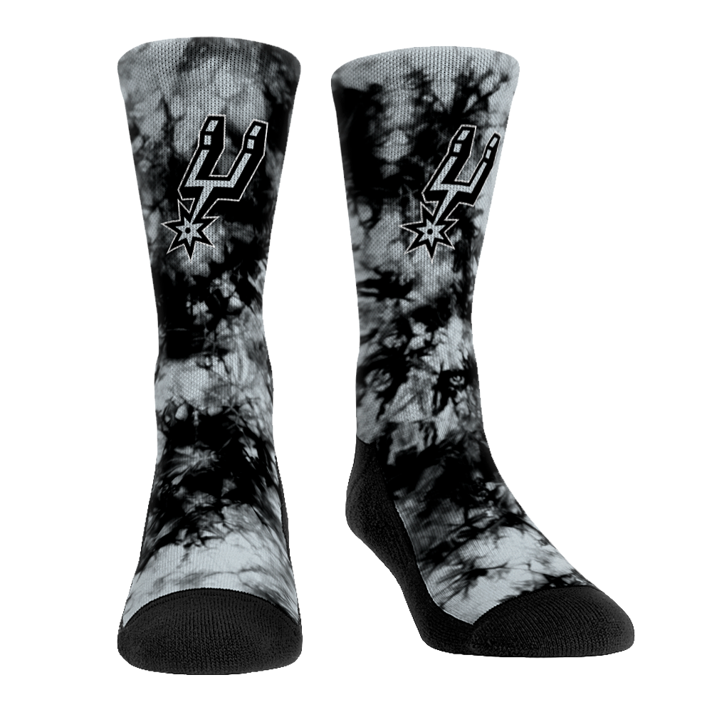 San Antonio Spurs - Team Tie Dye Crew Socks