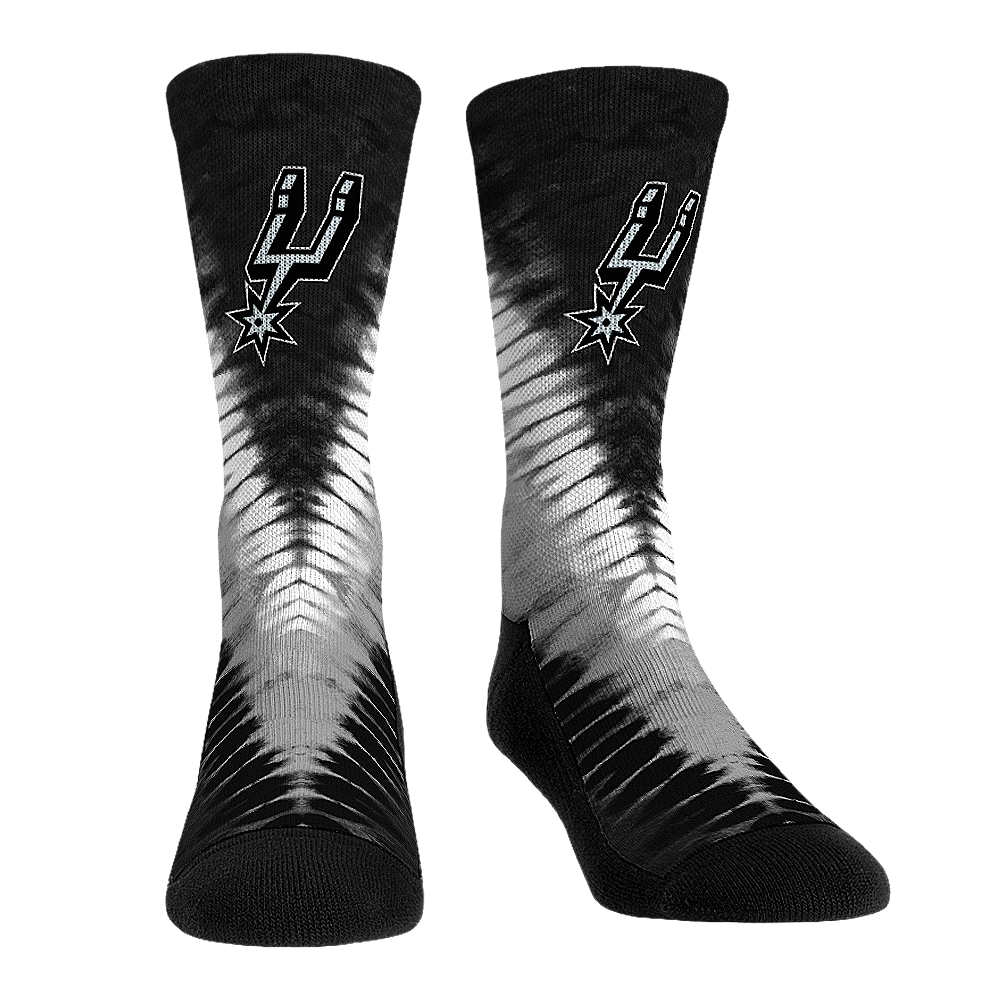 San Antonio Spurs - V Shape Tie Dye Crew Socks