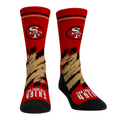 San Francisco 49ers - Throwback Paint Crew Socks