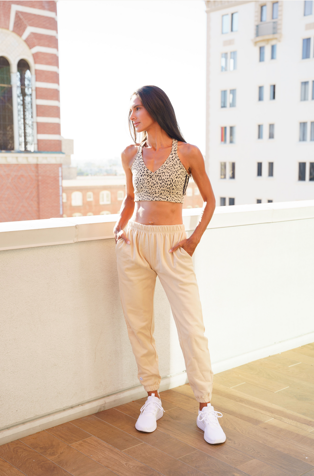 Harper Sweat Pant | Tan