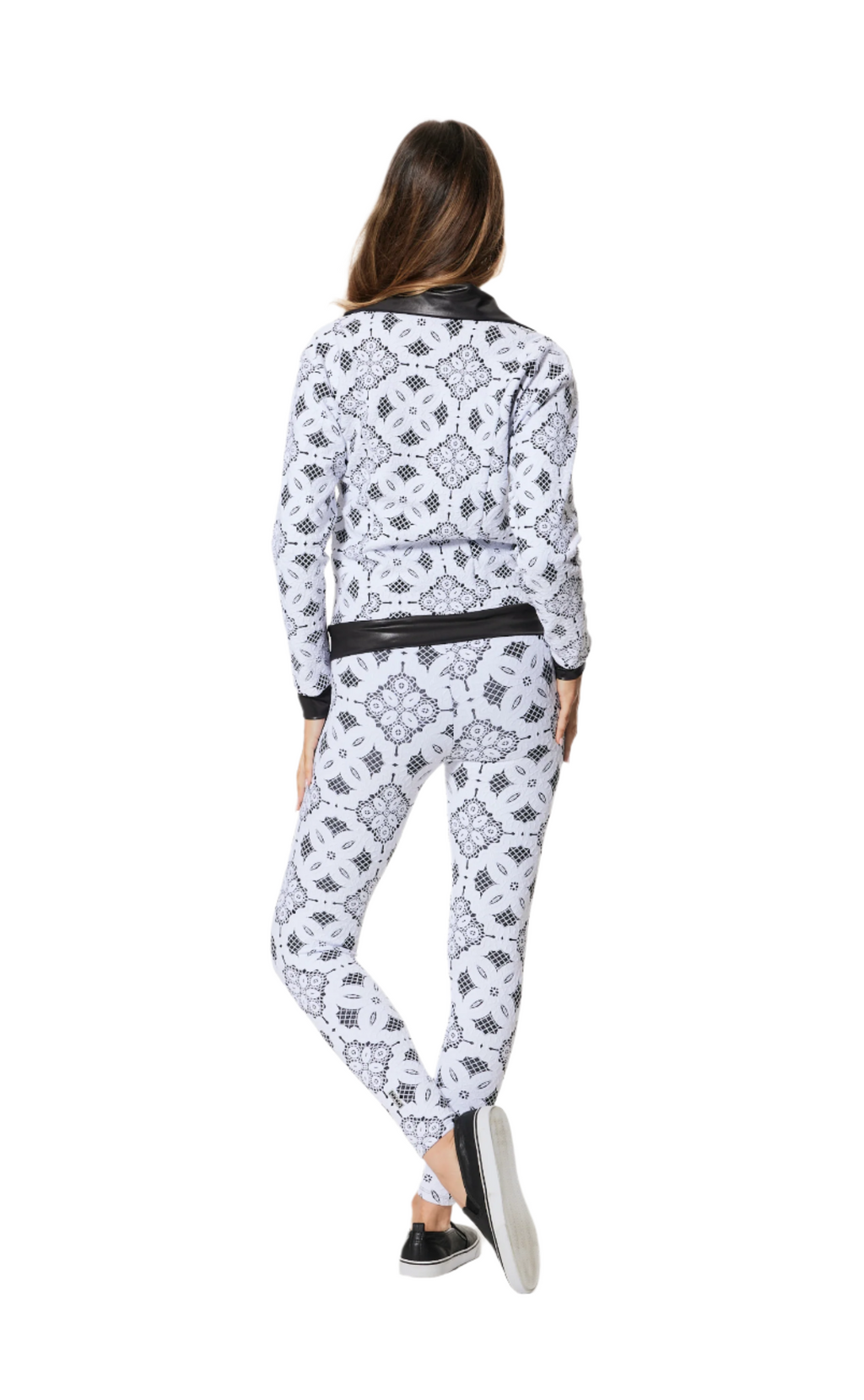 Jess Jacket | White with Black
